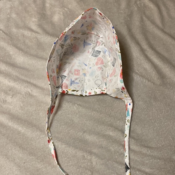 Medical pattern fabric scrub cap. Handmade. OS - Picture 2 of 3